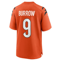 Joe Burrow Cincinnati Bengals Alternate Game Jersey - Orange - Nike