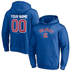 Atlanta Braves Cooperstown Winning Streak Personalized Name & Number Pullover Hoodie Outlet