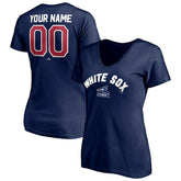 Chicago White Sox Women's Cooperstown Winning Streak Personalized Name & Number V-Neck T-Shirt Near Me