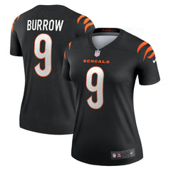 Joe Burrow Cincinnati Bengals Women's Legend Player Performance Top - Black - Nike