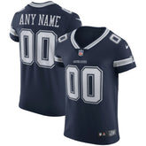 Dallas Cowboys Vapor Elite Custom Jersey - Navy - Nike
