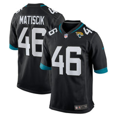 Ross Matiscik Jacksonville Jaguars Alternate Game Jersey - Black - Nike