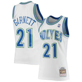 Mitchell & Ness Kevin Garnett Minnesota Timberwolves 1995/96 Hardwood Classics Swingman Jersey White