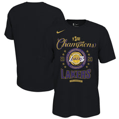 Nike Los Angeles Lakers 2020 NBA Finals Champions Locker Room T-Shirt Black