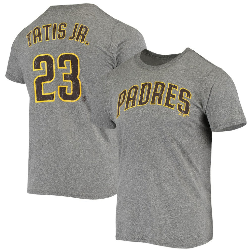 Fernando Tatis Jr. San Diego Padres Majestic Threads Name & Number Tri-Blend T-Shirt Online