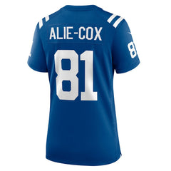 Mo Alie-Cox Indianapolis Colts Women's Team Game Jersey - Royal - Nike