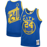 Mitchell & Ness Rick Barry Golden State Warriors 1966/67 Hardwood Classics Swingman Jersey Royal