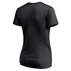 T.J. Watt Pittsburgh Steelers Women's Checkdown V-Neck T-Shirt - Black - NFL