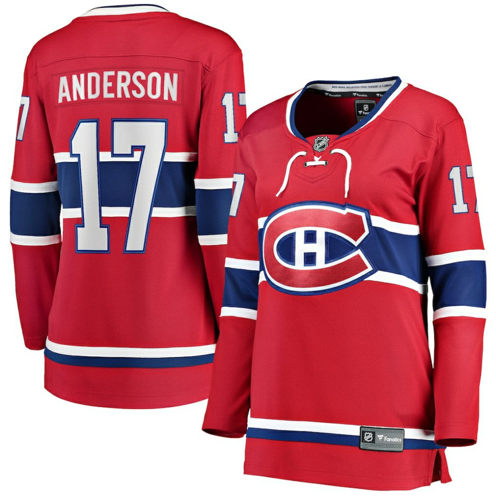Josh Anderson Montreal Canadiens Fanatics Women's Breakaway Player Jersey - Red | Fanatics online
