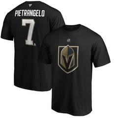 Alex Pietrangelo Vegas Golden Knights Fanatics Authentic Stack Name & Number T-Shirt - Black | Fanatics online