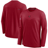 Tampa Bay Buccaneers Sideline Team Performance Pullover Sweatshirt - Red - Nike