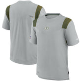 Green Bay Packers Sideline Player UV Performance T-Shirt - Gray - Nike