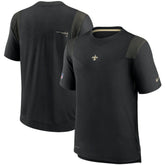 New Orleans Saints Sideline Player UV Performance T-Shirt - Black - Nike