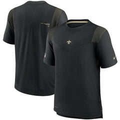 New Orleans Saints Sideline Player UV Performance T-Shirt - Black - Nike