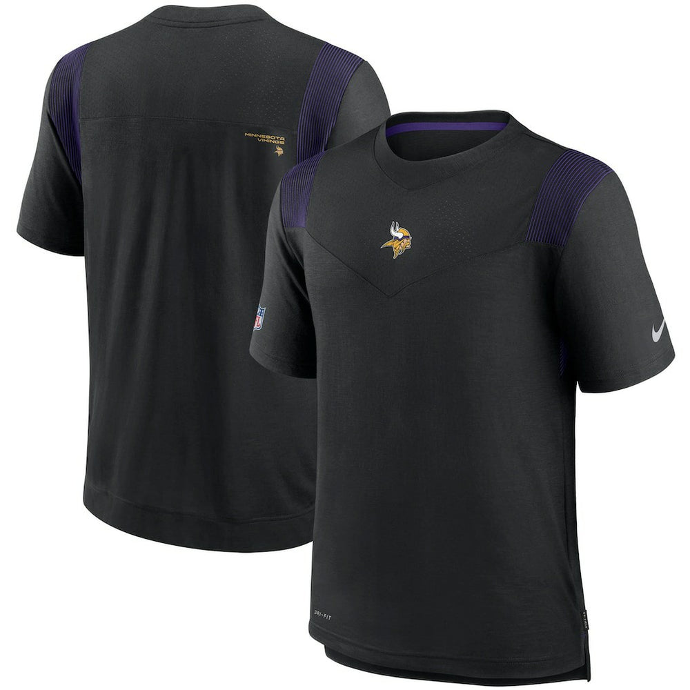 Minnesota Vikings Sideline Player UV Performance T-Shirt - Black - Nike