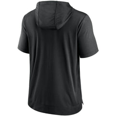 Las Vegas Raiders Performance Hoodie T-Shirt - Heathered Charcoal/Black - Nike