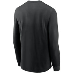 New Orleans Saints Primary Logo Long Sleeve T-Shirt - Black - Nike
