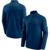 Seattle Kraken Fanatics Authentic Pro Travel and Training Quarter-Zip Jacket - Deep Sea Blue | Fanatics sale