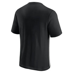 Jacksonville Jaguars Colorblock T-Shirt - Black/Heathered Gray - Fanatics
