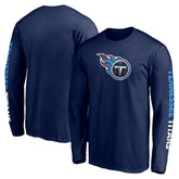 Tennessee Titans Front Runner Long Sleeve T-Shirt - Navy - Fanatics