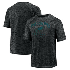 Philadelphia Eagles Shade Battle Ready Raglan Space-Dye T-Shirt - Black - Fanatics