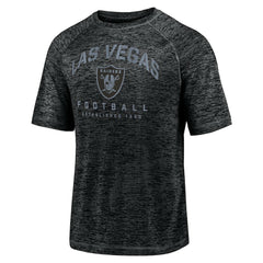 Las Vegas Raiders Shade Battle Ready Raglan Space-Dye T-Shirt - Black - Fanatics