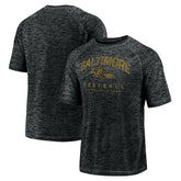 Baltimore Ravens Shade Battle Ready Raglan Space-Dye T-Shirt - Black - Fanatics