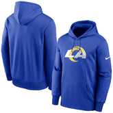 Los Angeles Rams Primary Logo Therma Performance Pullover Hoodie - Royal - Nike