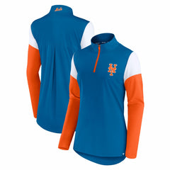 New York Mets Fanatics Women's Authentic Fleece Quarter-Zip Jacket for sale