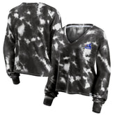 Chicago White Sox Fanatics Women's Tie-Dye V-Neck Pullover Cropped Tee for sale