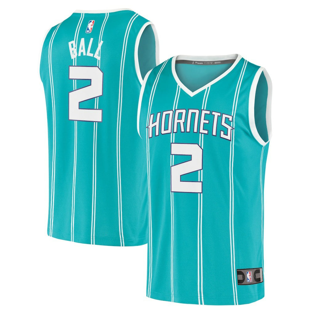 Fanatics LaMelo Ball Charlotte Hornets Fast Break Replica Jersey Teal Icon Edition