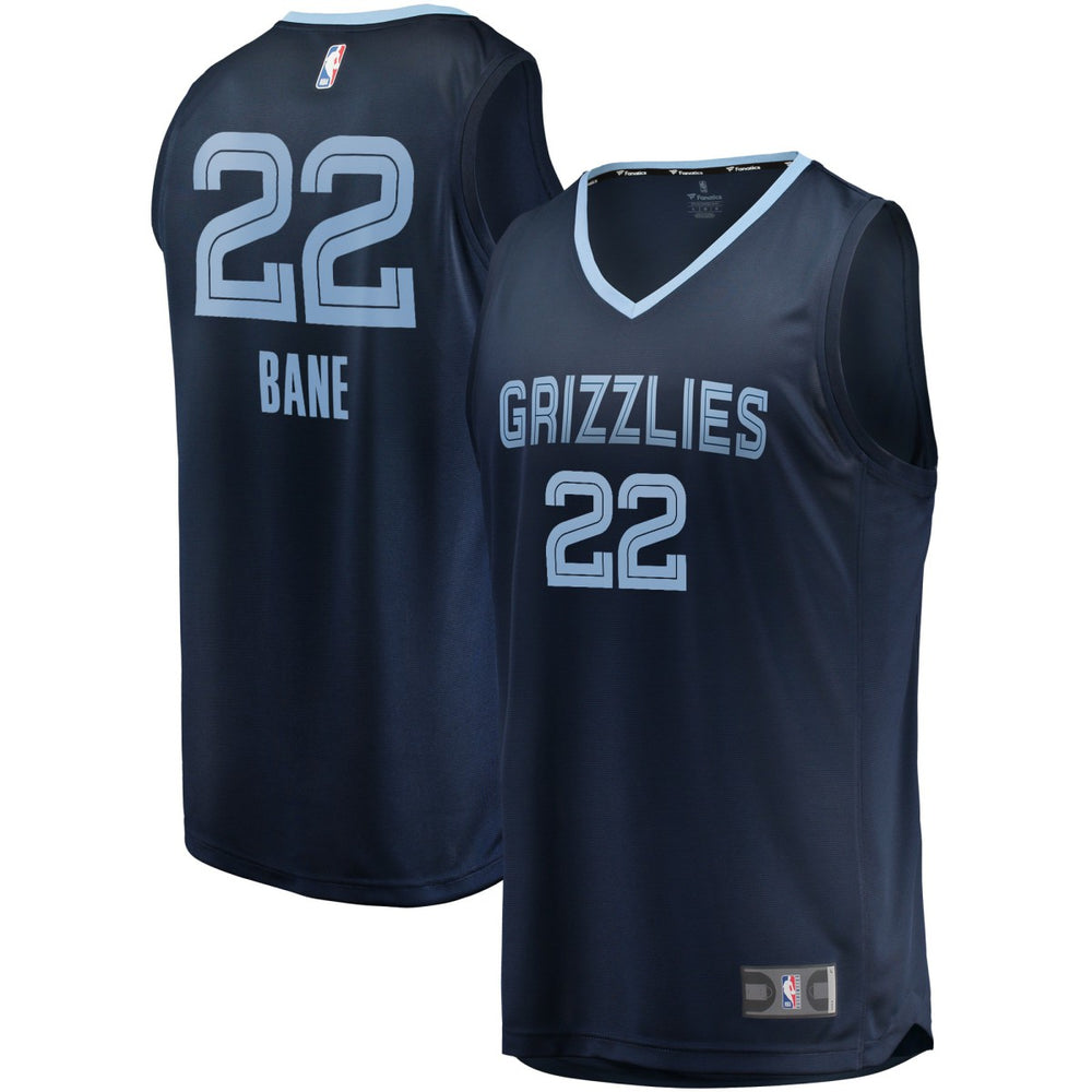 Fanatics Desmond Bane Memphis Grizzlies 2020 NBA Draft First Round Pick Fast Break Replica Jersey Navy Icon Edition