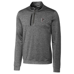 Atlanta Falcons Cutter & Buck Stealth Quarter-Zip Jacket - Gray - NFL