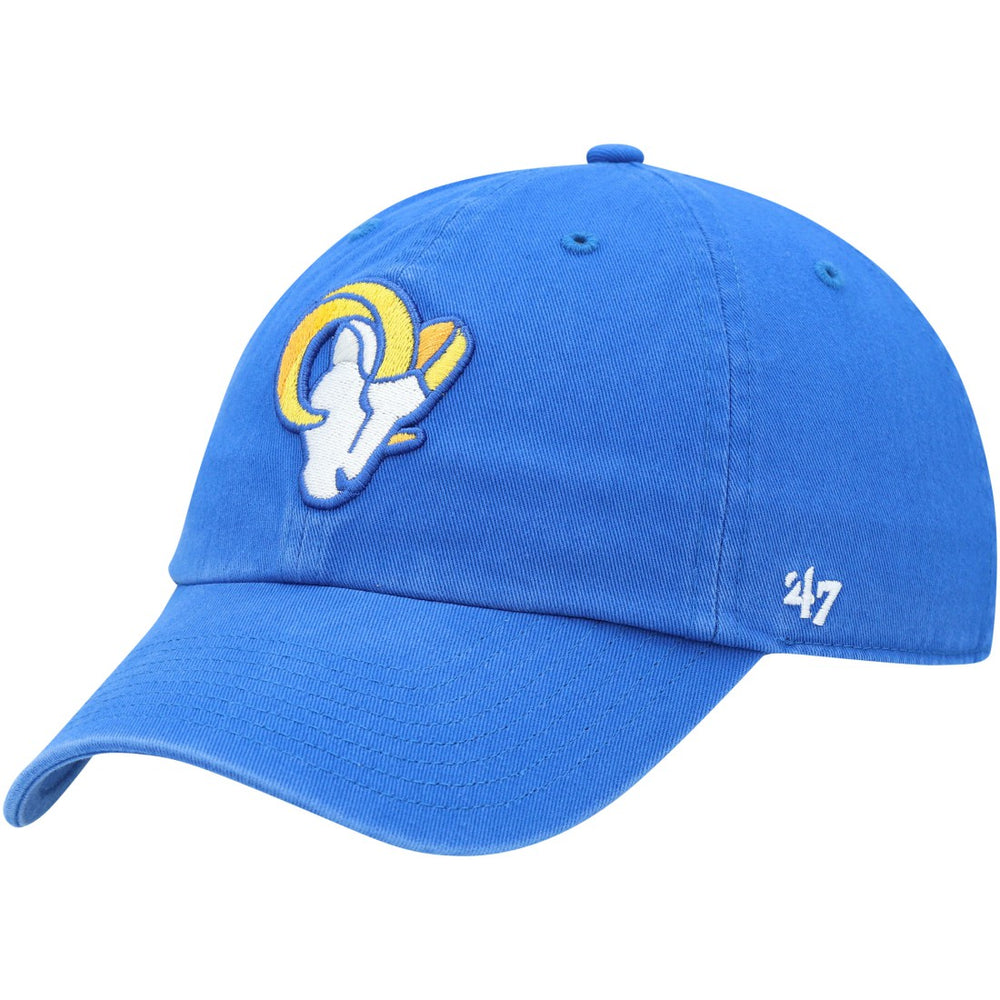Los Angeles Rams '47 Clean Up Primary Logo Adjustable Hat - Royal - 47 brand