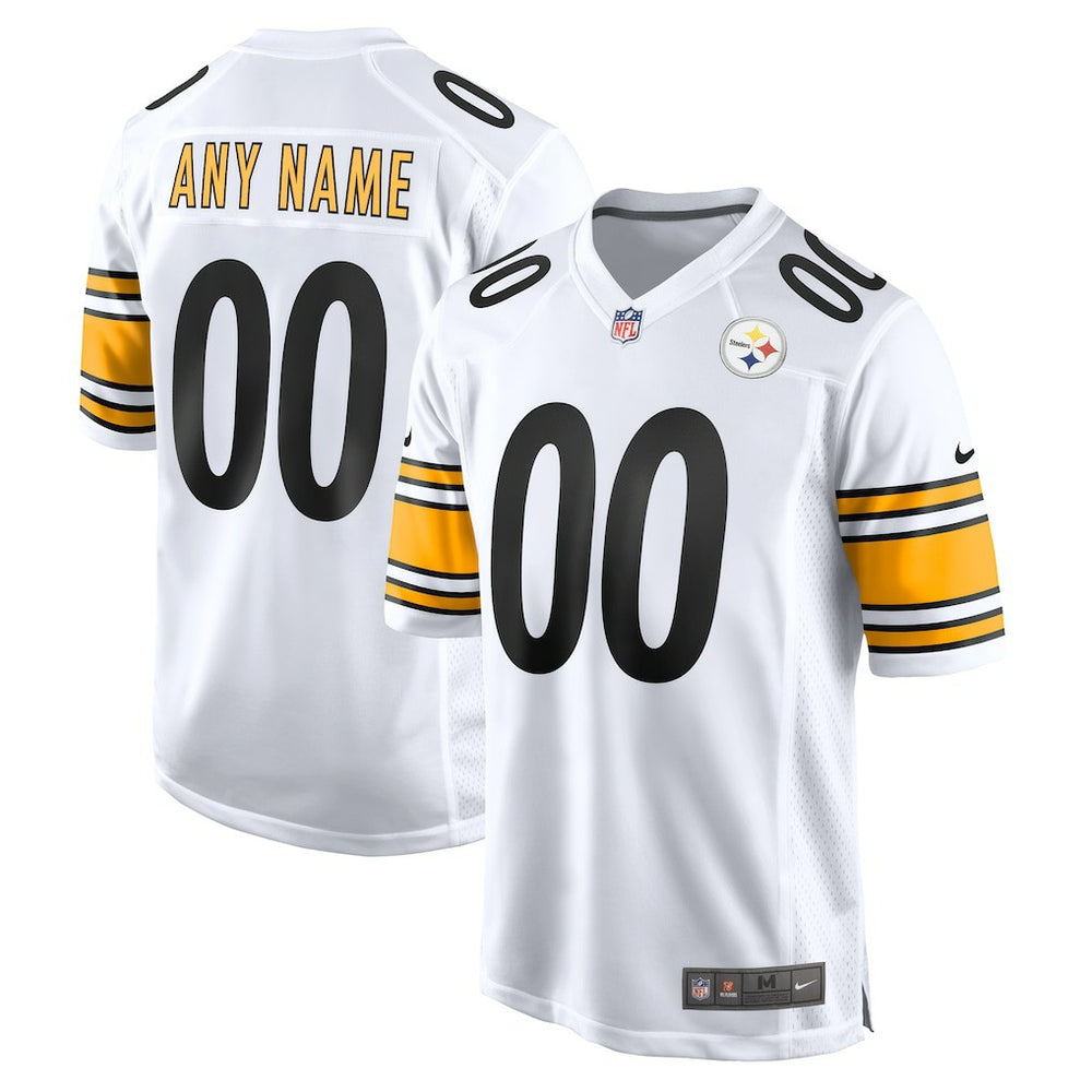 Pittsburgh Steelers Game Custom Jersey - White - Nike