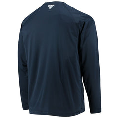 Dallas Cowboys Terminal Tackle Omni-Shade Raglan Long Sleeve T-Shirt - Navy - Columbia