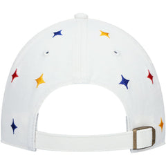 Pittsburgh Steelers '47 Women's Multi Confetti Clean Up Adjustable Hat - White - 47 brand