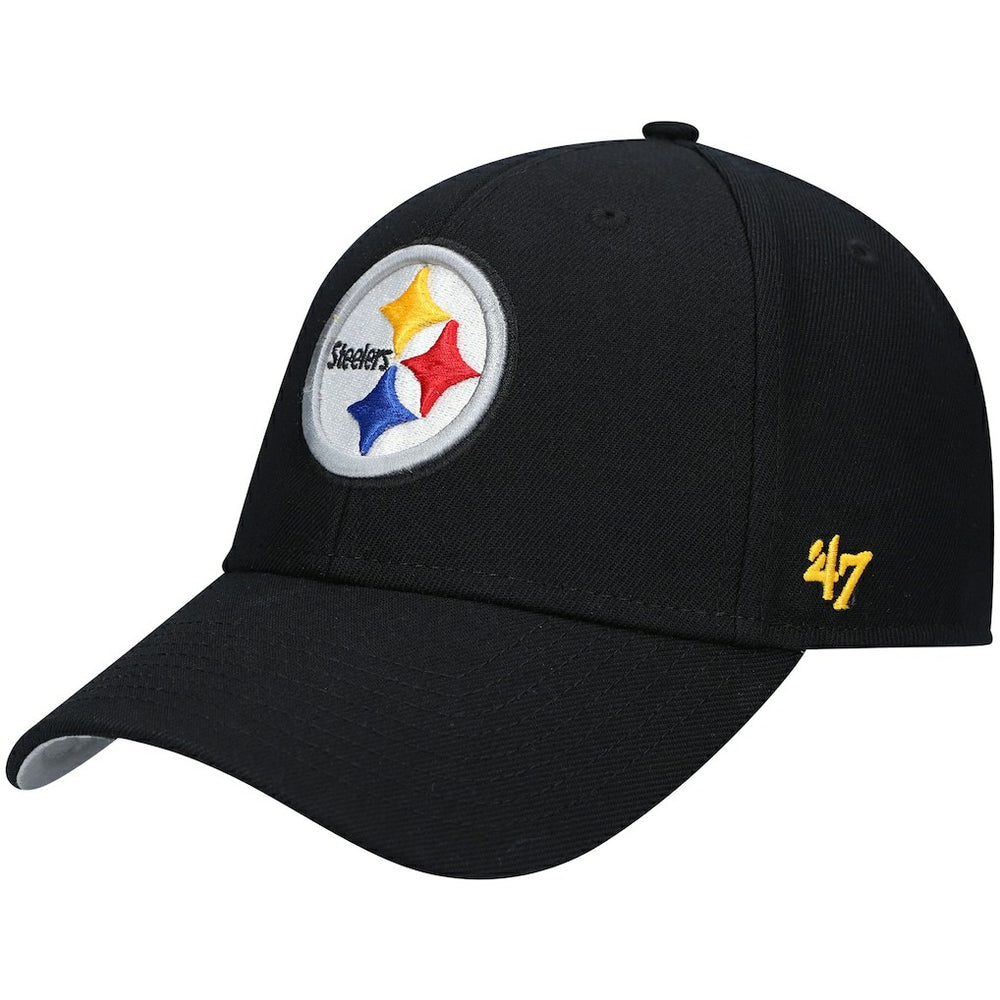 Pittsburgh Steelers '47 MVP Adjustable Hat - Black - 47 brand