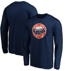Houston Astros Cooperstown Collection Huntington Logo Long Sleeve T-Shirt Discount