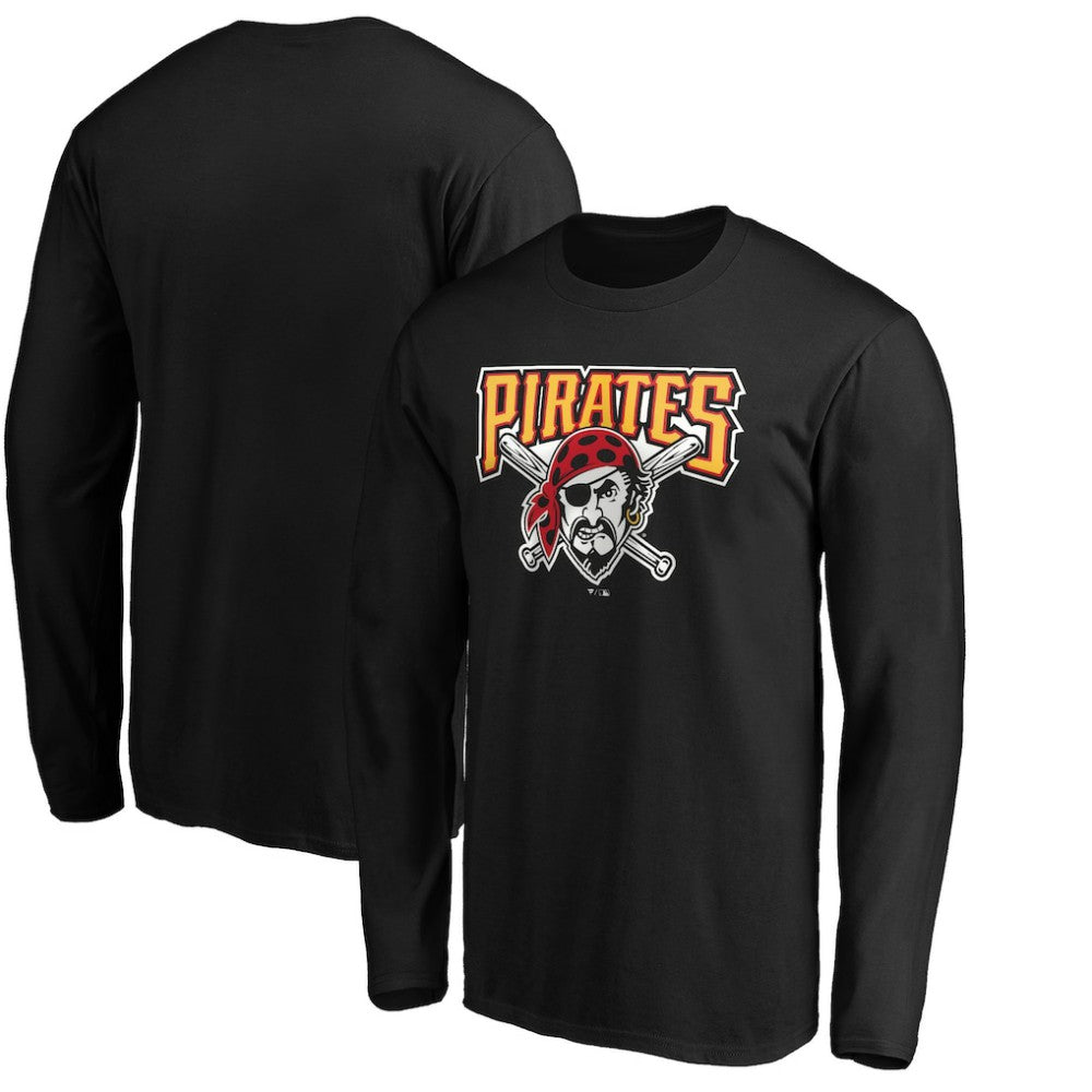 Pittsburgh Pirates Cooperstown Collection Huntington Logo Long Sleeve T-Shirt Discount