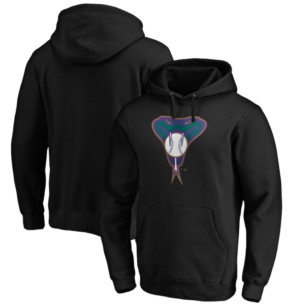 Arizona Diamondbacks Cooperstown Collection Huntington Logo Fitted Pullover Hoodie Sale