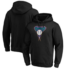 Arizona Diamondbacks Cooperstown Collection Huntington Logo Fitted Pullover Hoodie Sale