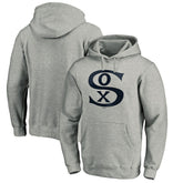 Chicago White Sox Cooperstown Collection Huntington Logo Fitted Pullover Hoodie Near Me