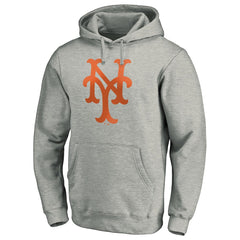 New York Mets Cooperstown Collection Huntington Logo Fitted Pullover Hoodie Online