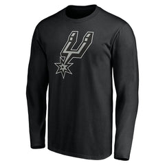 San Antonio Spurs Playmaker Personalized Name & Number Long Sleeve T-Shirt Black