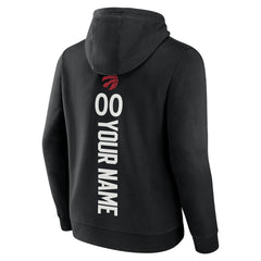 Toronto Raptors Playmaker Personalized Name & Number Pullover Hoodie Black