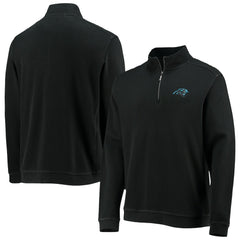 Carolina Panthers Nassau Half-Zip Jacket - Black - Tommy Bahama