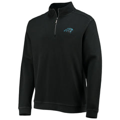 Carolina Panthers Nassau Half-Zip Jacket - Black - Tommy Bahama