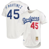 Pedro Martinez Los Angeles Dodgers Mitchell & Ness 1993 Cooperstown Collection Home Authentic Jersey Discount