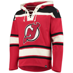 New Jersey Devils '47 Superior Lacer Hoodie - Red | 47 brand sale